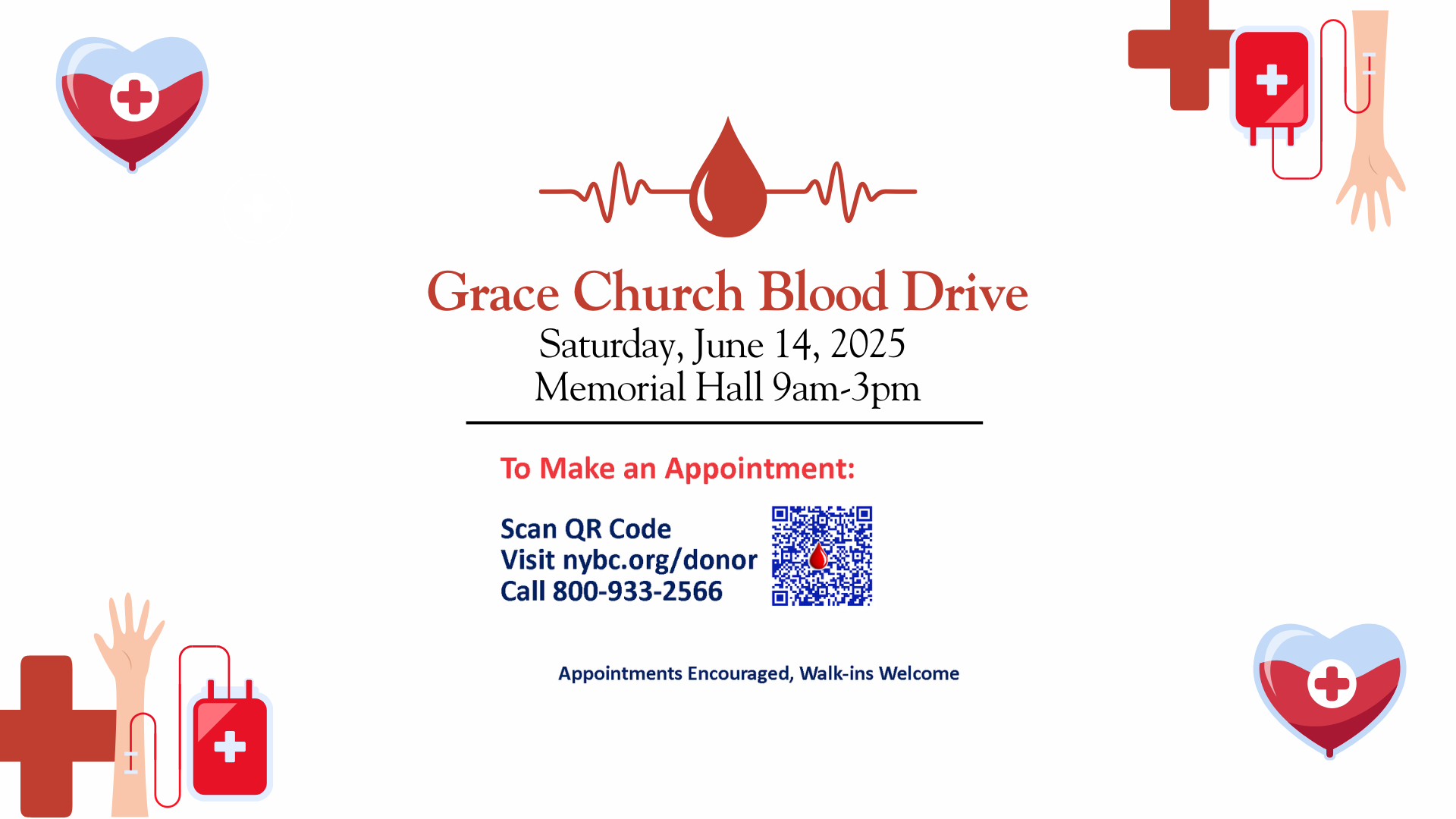 Grace Church Blood Drive | June 14, 2025